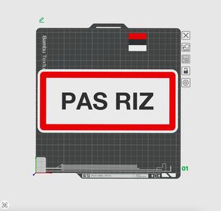 PARIS PAS RIZ billboard