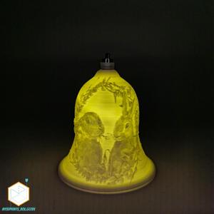 Happy Easter Litho Bell _ 01