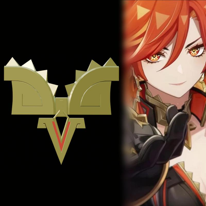 Mavuika neck ornament Genshin Impact