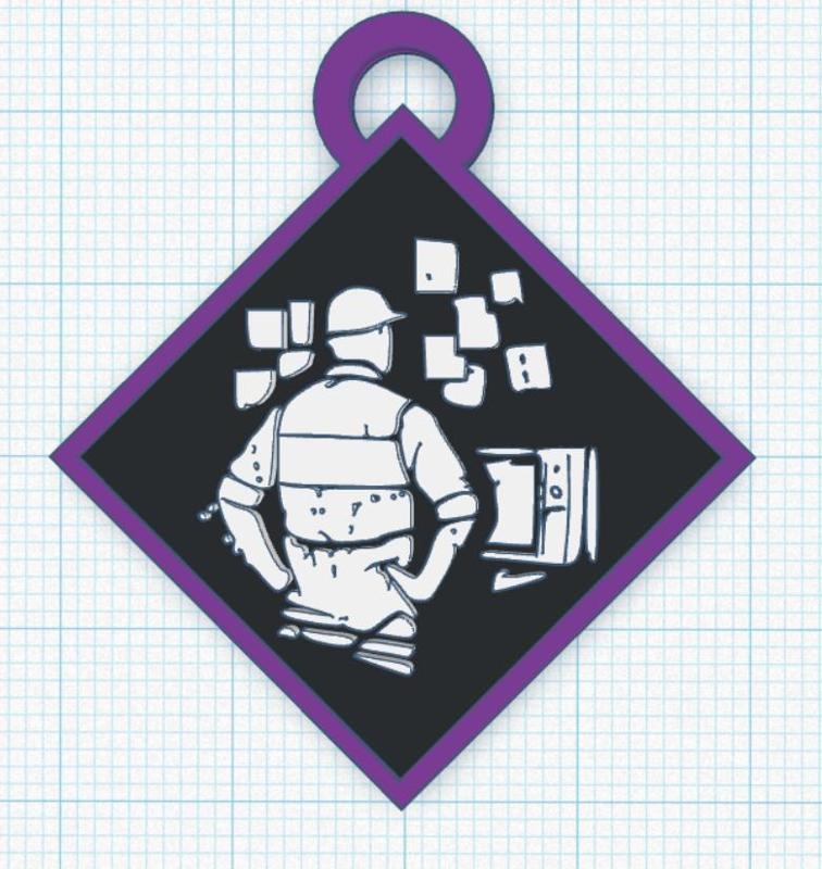 Keychain Dead By Daylight - Detective's Hunch