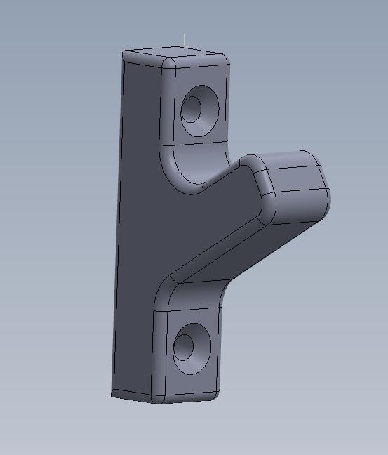 Wallmount heavy holder