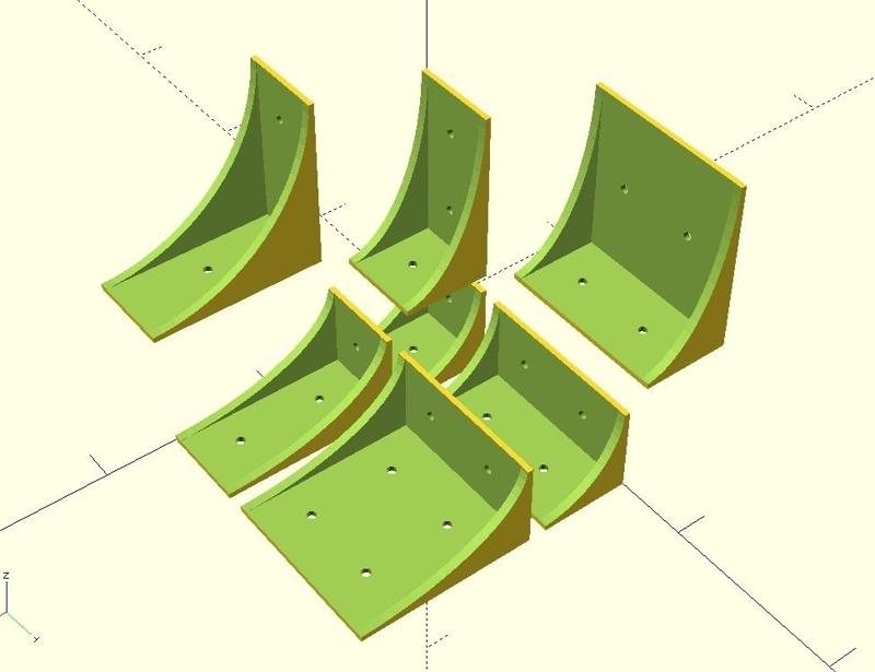 Parametric 90 degree bracket