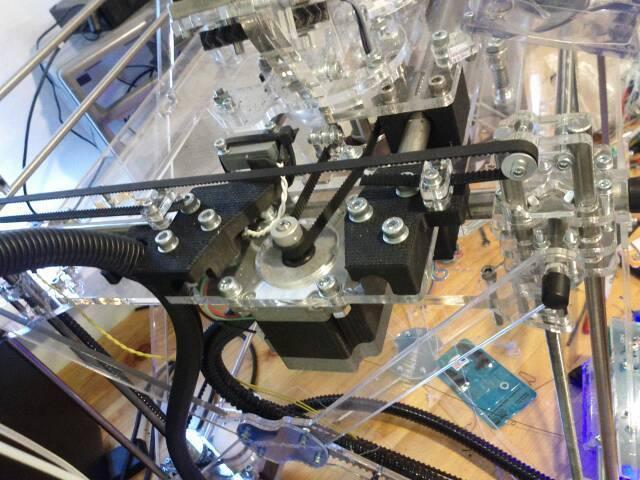 RapMan 3.x Y belt and X rod clamps