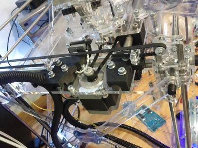 RapMan 3.x Y belt and X rod clamps