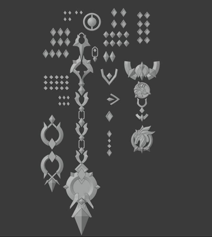 Risley COSTUME COSPLAY PARTS I Genshin Impact