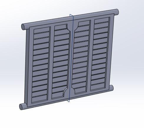 Lesney Matchbox 37c Dodge Cattle Truck Tailgate door