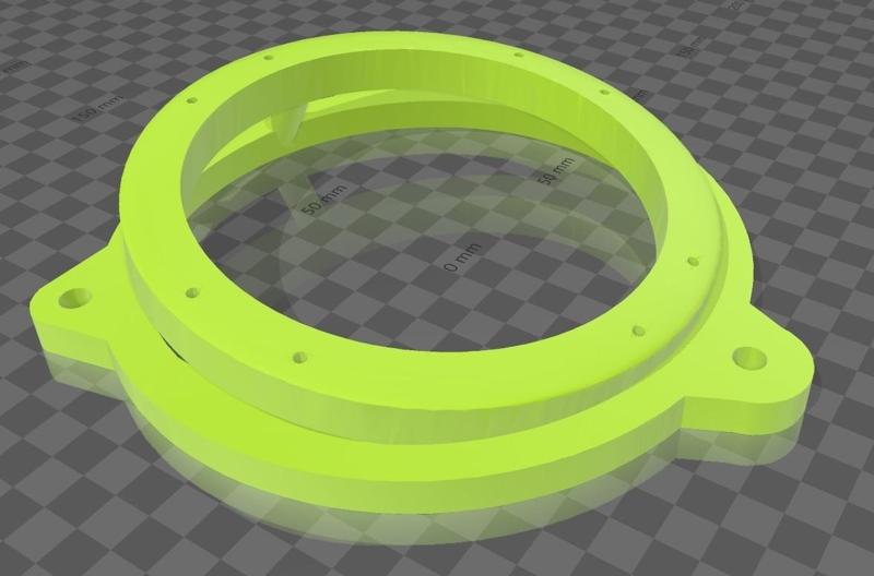 130mm Speaker adapter for Mercedes CLK (internal door)