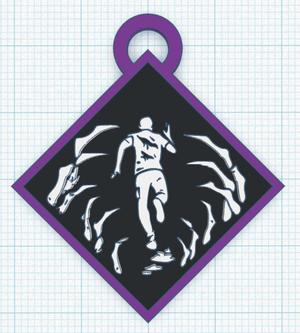 Dead By Daylight Key Chain/Keychain - Hex: Blood Favour
