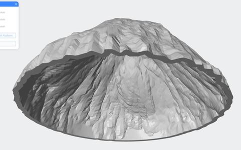 mountain rock (hollowed)