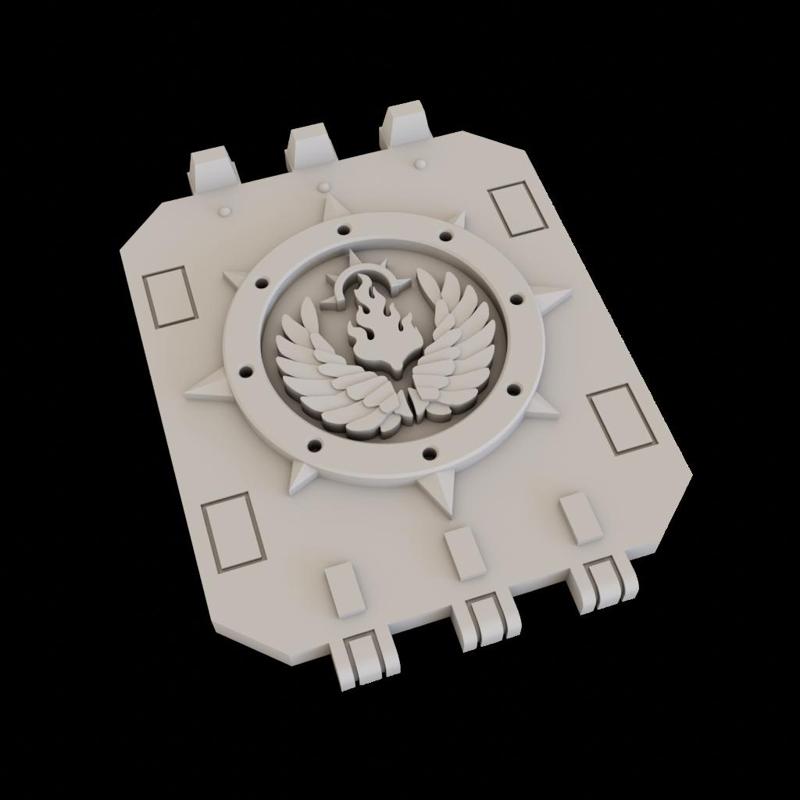 Land Raider or Spartan door (Dark Angels - Firewing)