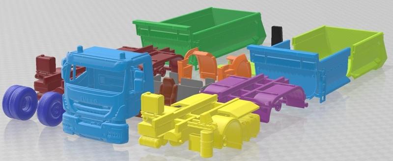 Iveco Stralis X WAY Tipper 2017 Printable Truck