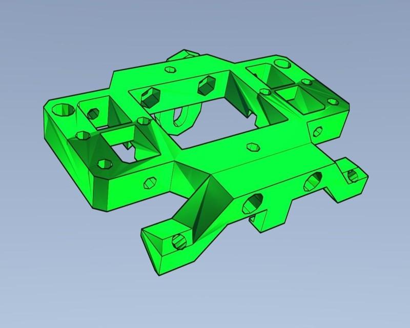 OpenX Carriage mk2 (openscad version)