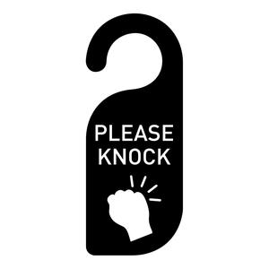 door hangers five designs do not distrub room