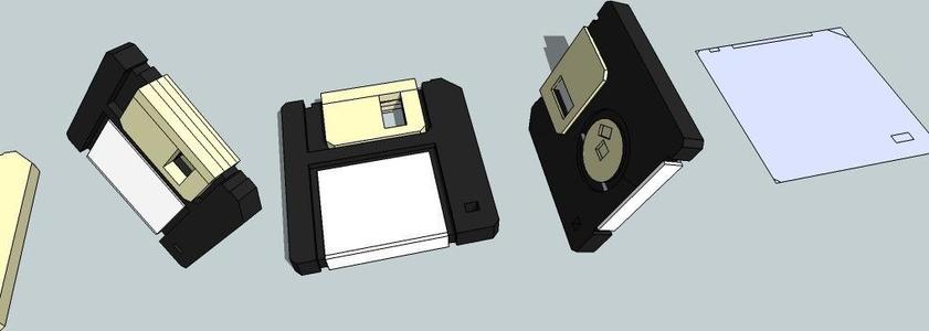 DailyEarring#102:Floppy Disk (3.5")