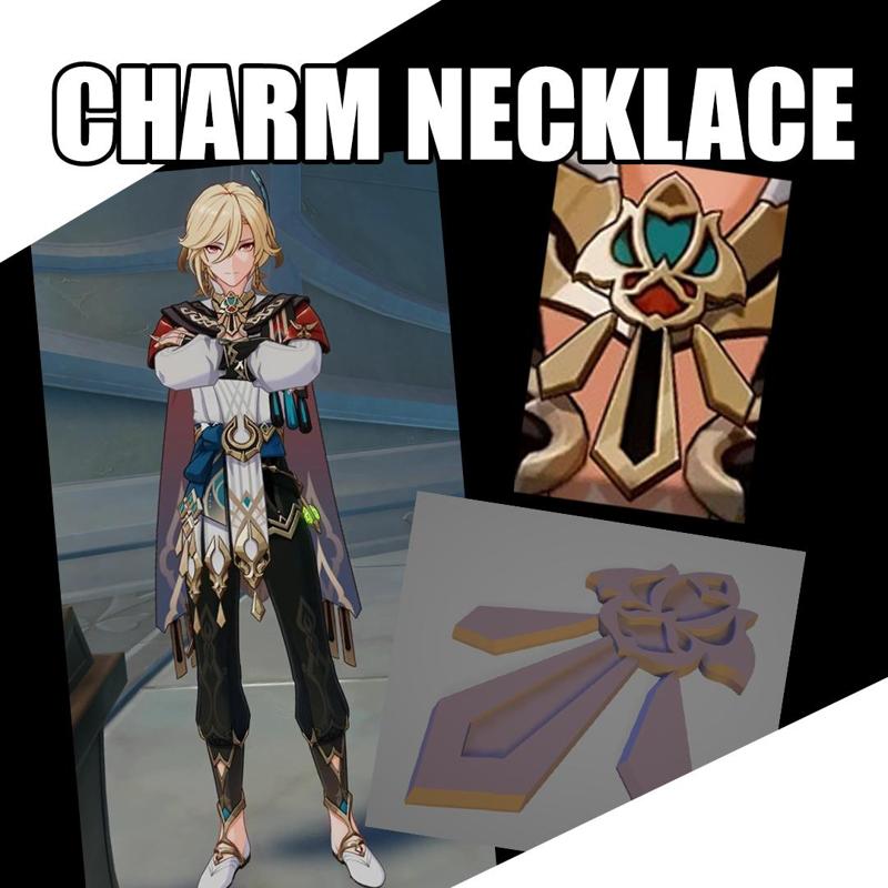 Charm necklace - Kaveh from Genshin Impact