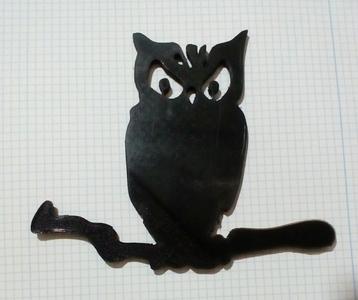 Owl silhouette, Silueta Buho