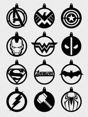 Marvel Christmas Spheres