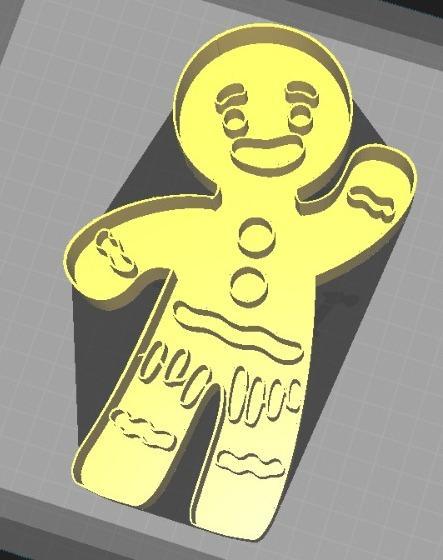 Gingerbread man Shrek Cookie Cutter