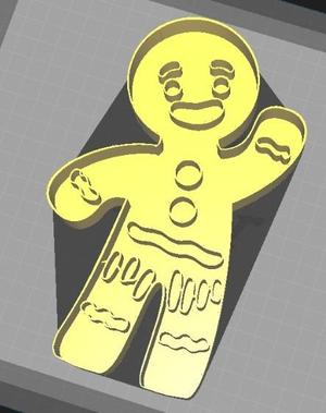 Gingerbread man Shrek Cookie Cutter