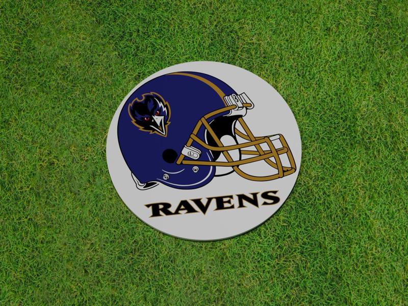 Baltimore Ravens Helmet Coaster