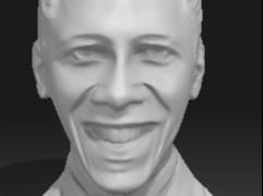 goofy barack obama statue 