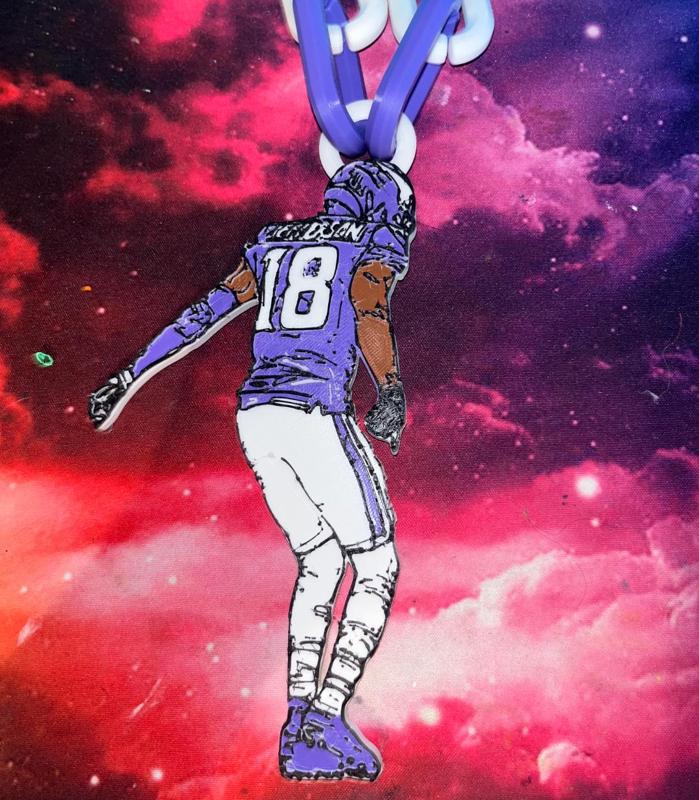 Justin Jefferson Griddy Chain - Minnesota Vikings