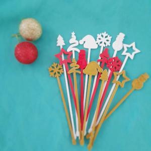 christmas beverage stirrers-reversers