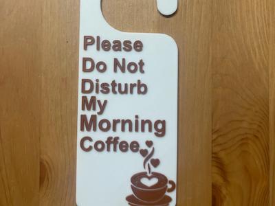 Coffee Door Hanger