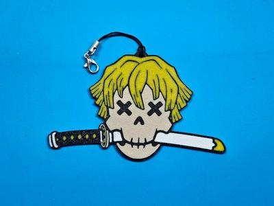 Zenitsu x Demon Slayer Kimetsu no Yaiba Keychain
