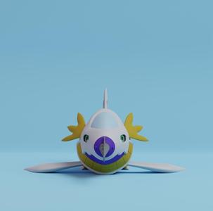 Submarimon Digimon Fanart