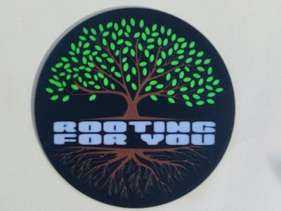 Rooting for You Motivational Tree sign