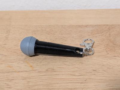 Microphone Keychain