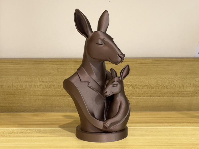 Kangaroo Father's Day Statuette 