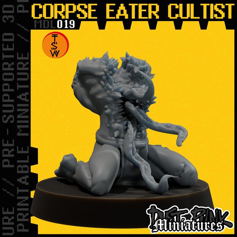 MDL019  CORPSE EATER CULTIST [PRE-SUPPORTED]