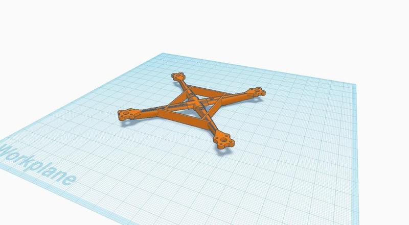 Micro quad with 16x16mm flight controller