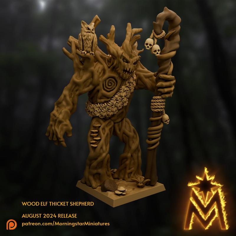 Wood Elf Thicket Shepherd | Presupported Miniature