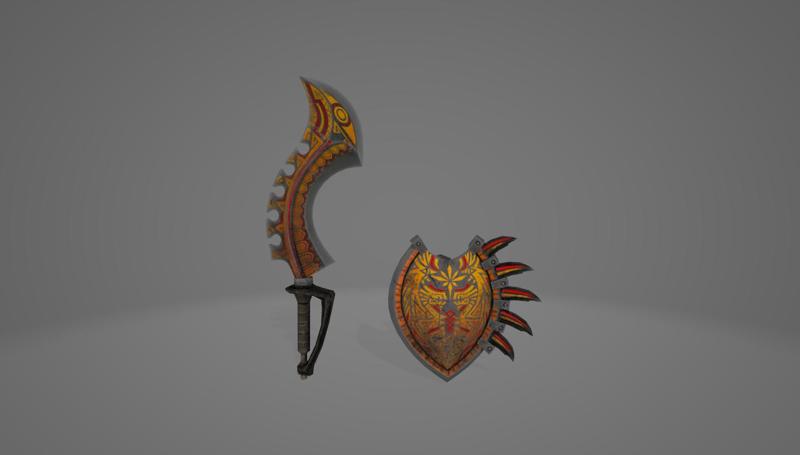 MONSTER HUNTER WORLD LAGENDARY BANG LAGENDARY BANG SWORD AND SHIELD