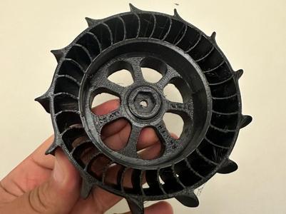 1/10 scale Airless Paddle tire 12mm wheel hex