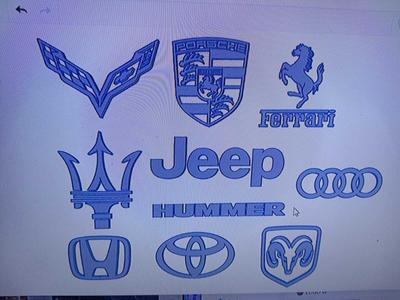PACK 10 CAR BRANDS