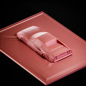 Ferrari 1975 sculpture design Enzo Ferrari