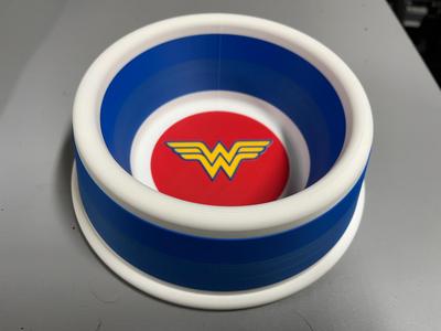 Wonder Woman Dog Dish