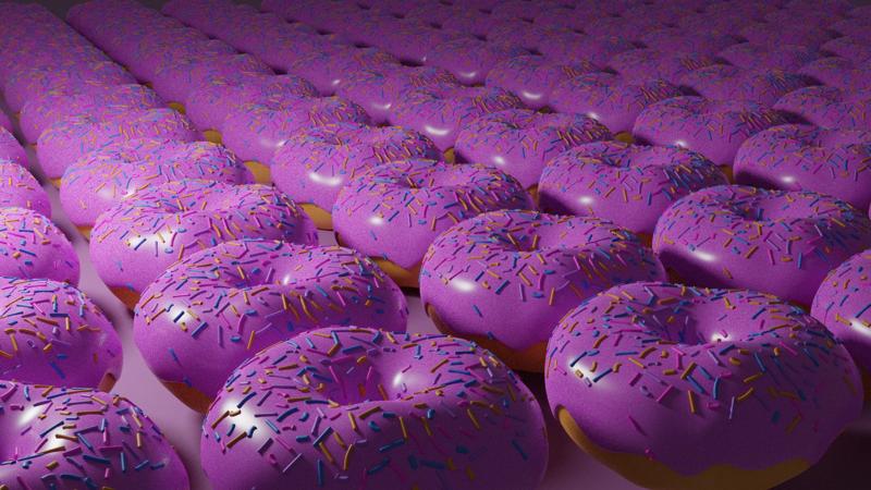 Blender Guru's Donut - Sweets Treat Food Ring