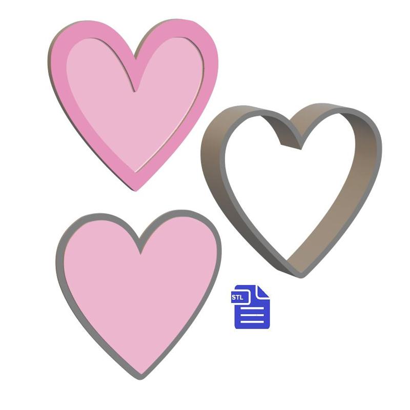 3pc Heart Bath Bomb Mold