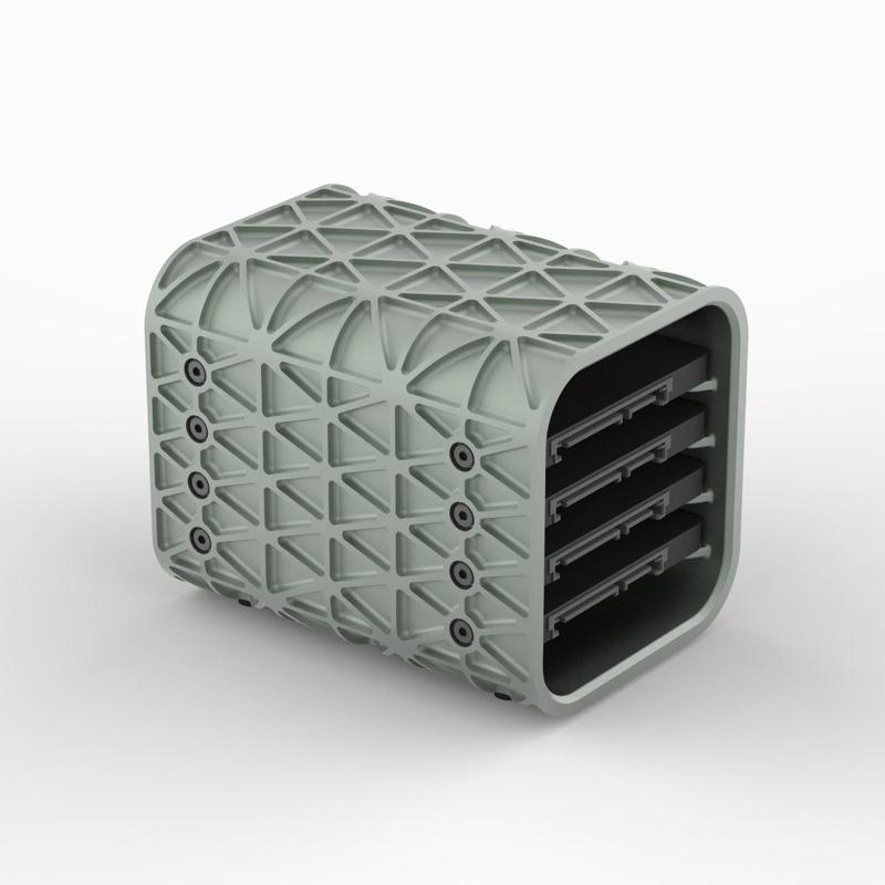 Aero Space Hard Drive Enclosure - SSD - 4 Drive