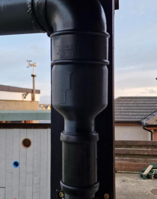 Guttering Pipe Adaptor 68mm to 40mm 