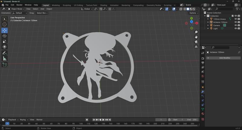Acheron PC Fan Cover