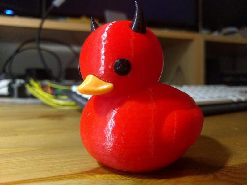 Devil rubber duck