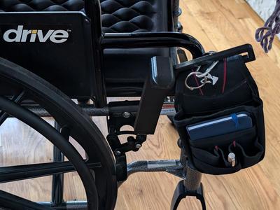 Wheelchair brake handle for a Drive wheelchair