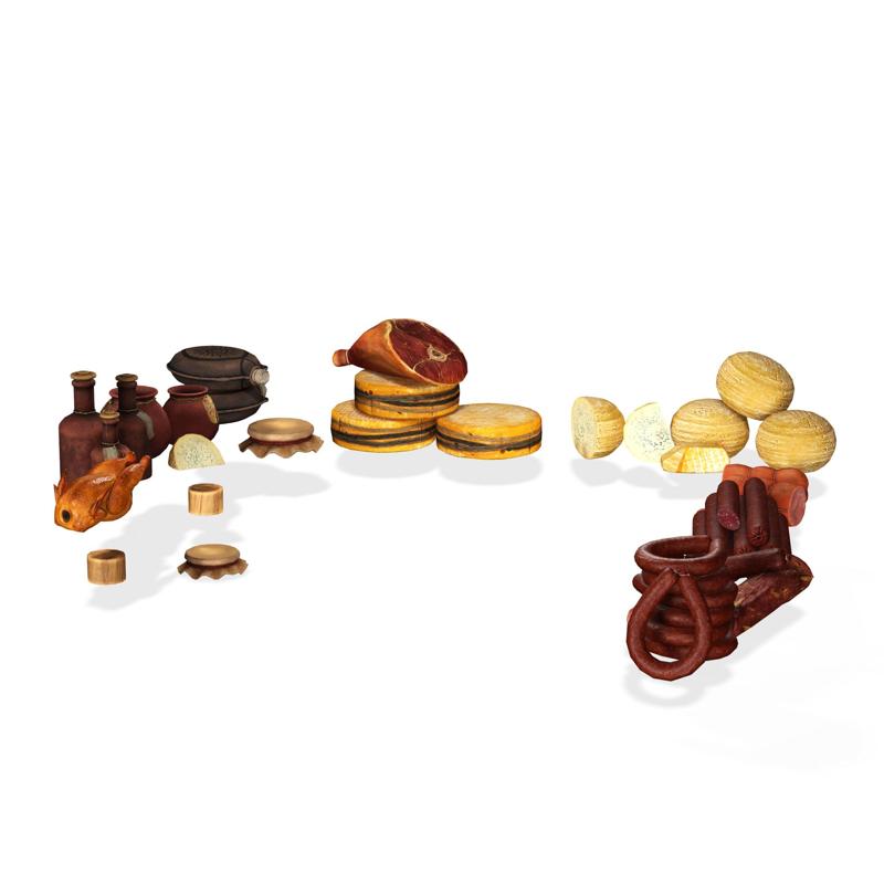 FOOD HAM VEGETABLE STACK Blackberry Tomato Potato Pepper Bread Pumpkin Zucchini Carrot Lettuce Cabbage Apple Melon Watermelon kactus Pineapple PORK CHICKEN Grape Ocume Cake Strawberry Hamburger Mango Pear Papaya Mussel Lemon Lemon Basket Box Plate Kiwi