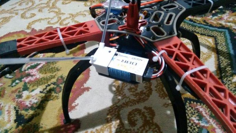 Antenna holder FrSky D8R-XP